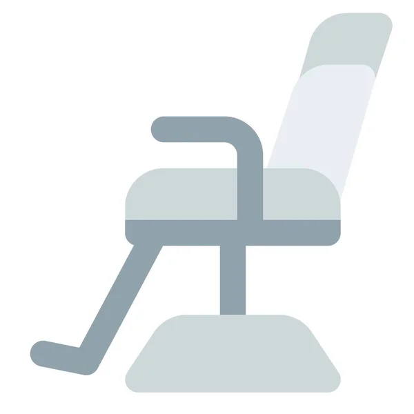 Ανακλινόμενη Καρέκλα Ρυθμιζόμενο Υποπόδιο — Διανυσματικό Αρχείο