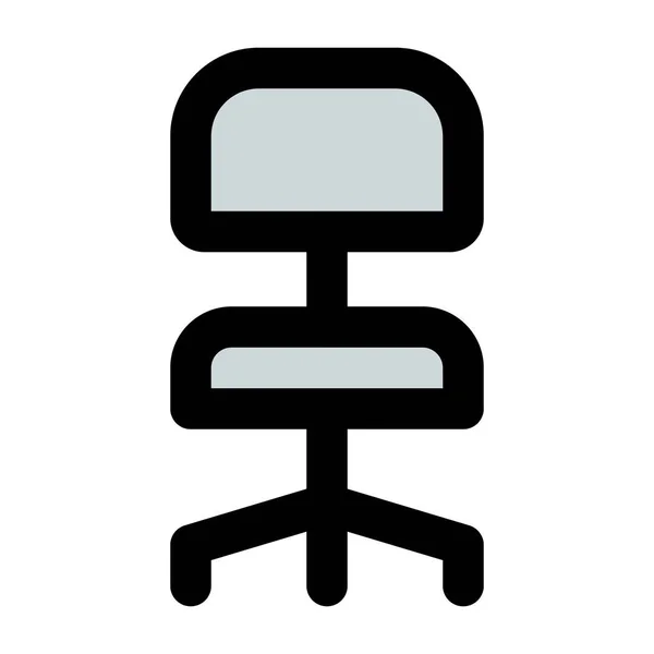 Вращающееся Кресло Обычно Используется Офисах — стоковый вектор