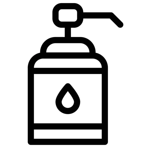 Handwashing Dispenser Bottle Pump — Stock Vector