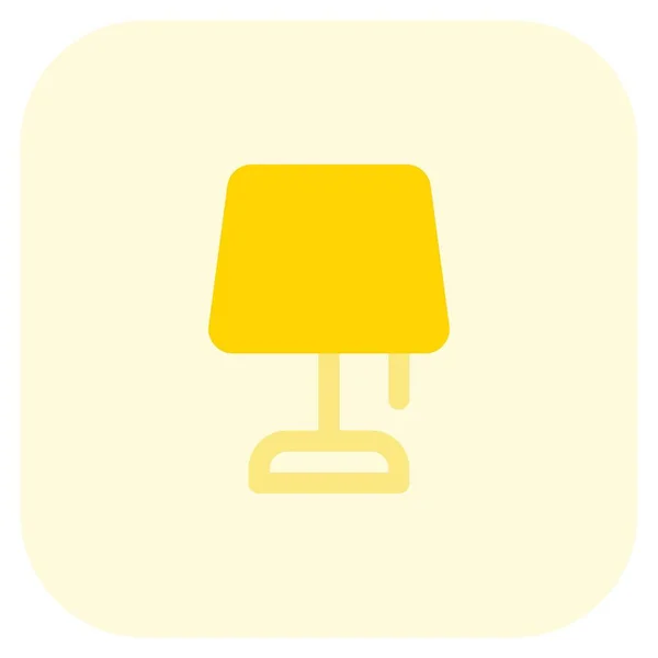 Klasická Stolní Lampa Stínem — Stockový vektor