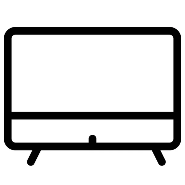 Moderne Televisie Met Slimme Functies — Stockvector