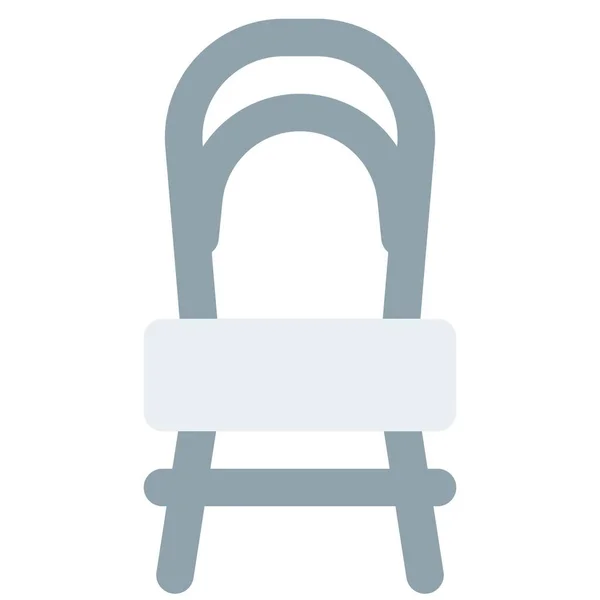 Krzesło Bistro Dla Restauracji Kawiarni — Wektor stockowy
