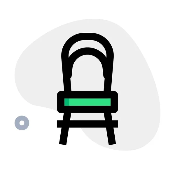 Chaise Bistrot Pour Restaurants Cafés — Image vectorielle