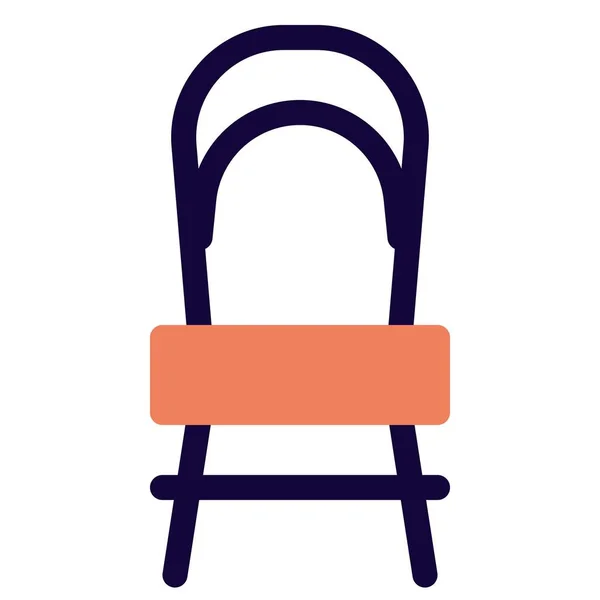 Bistro Καρέκλα Για Εστιατόρια Και Καφετέριες — Διανυσματικό Αρχείο