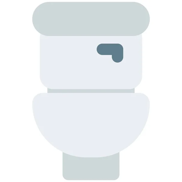 Västlig Toalett Eller Pall Med Spolfunktion — Stock vektor