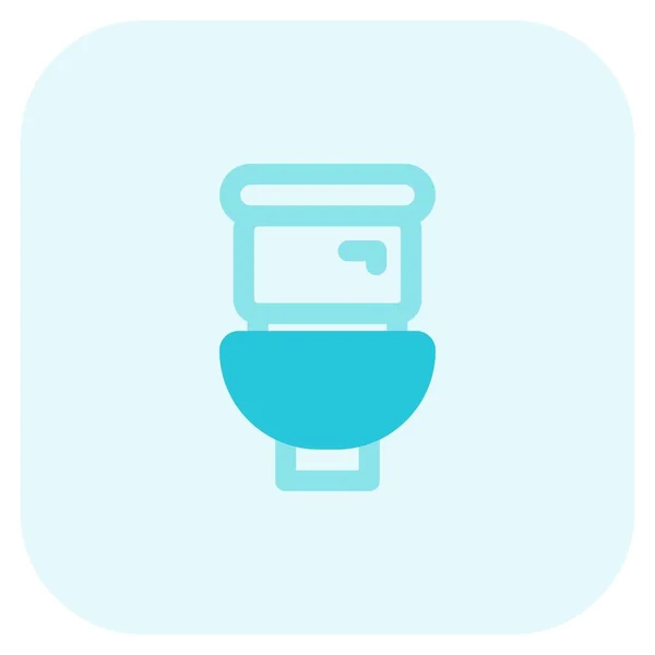 Sifon Özelliği Olan Batı Tuvaleti Veya Klozeti — Stok Vektör