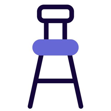 Sırtüstü uzanan tahta bir bar koltuğu..