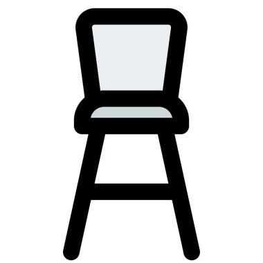 Seyirci sandalyesi veya bar taburesi.