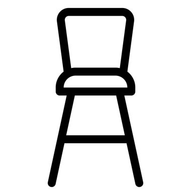 Seyirci sandalyesi veya bar taburesi.