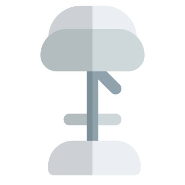 Yastıklı koltuklu ayak takımlı bar taburesi..