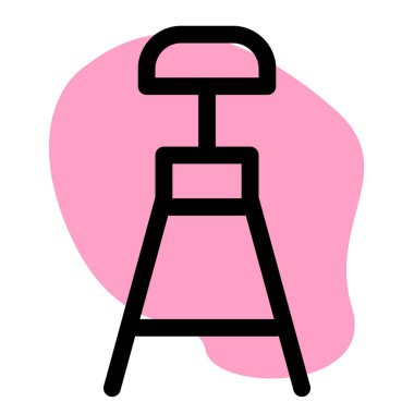 Dekorasyon için şık mobilyalar, bar taburesi.