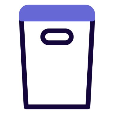 Çamaşır sepetinde, kirli çamaşırları saklamak için kullanılır..