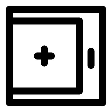 Yaraların tedavisinde kullanılan ilaç dolabı..