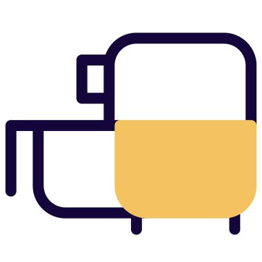 Sığ yiyecekler için elektrikli bir kızartma makinesi..