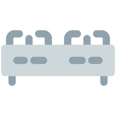 Çift ocaklı gaz ocağı, kullanımı kolay..