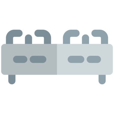 Çift ocaklı gaz ocağı, kullanımı kolay..