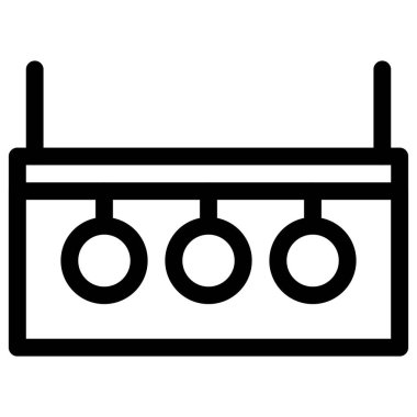 İç dekorasyon için asılı ışık.