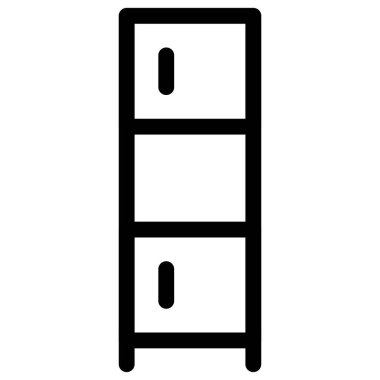 Yüksek dolap aynı zamanda malzeme dolabı olarak da bilinir..