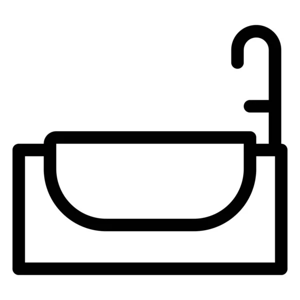 入浴用の浴室用器具 — ストックベクタ