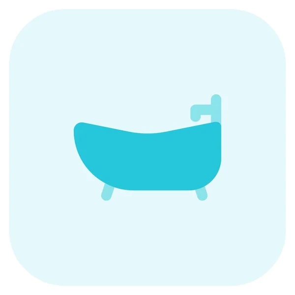 Πολυτελής Μπανιέρα Σχεδιασμένη Για Άνετο Μπάνιο — Διανυσματικό Αρχείο