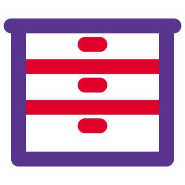 Mutfak aletlerini saklamak için geniş bir dolap.