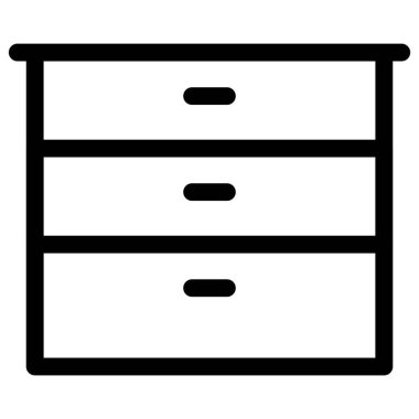 Mutfak aletlerini saklamak için geniş bir dolap.