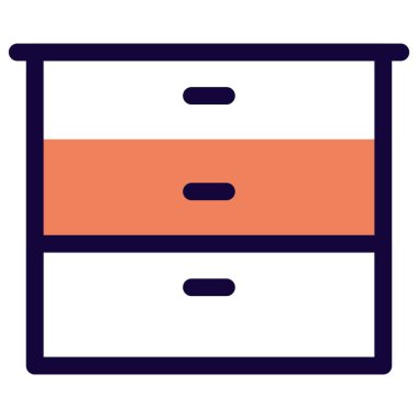 Mutfak aletlerini saklamak için geniş bir dolap.