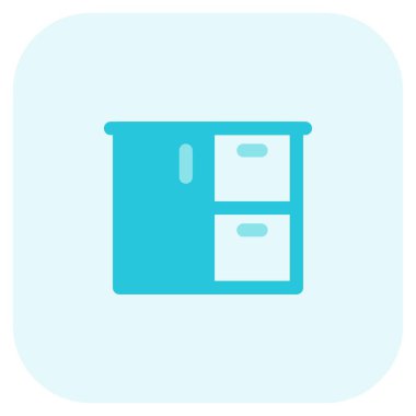 Mutfak dolabı, geniş raflı bir büfe..