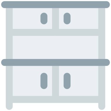 Hutch, büyük mutfak dolabı ünitesi..