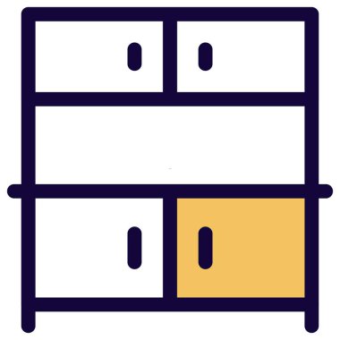 Hutch, büyük mutfak dolabı ünitesi..