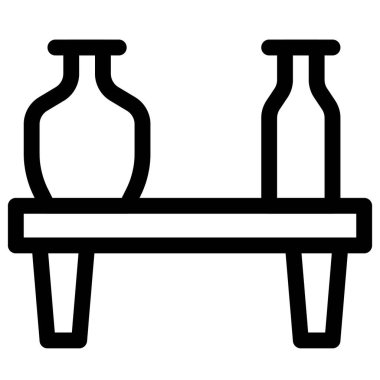 Mutfak için duvara monte edilmiş raf