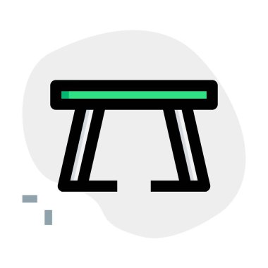 Yemek için üstü açık mutfak masası.