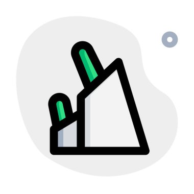 Bıçakları düzenlemek için tahta tutucu