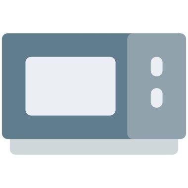 Ev mutfağı için küçük mikrodalga fırın.