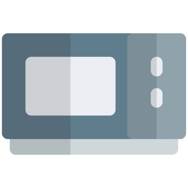 Ev mutfağı için küçük mikrodalga fırın.