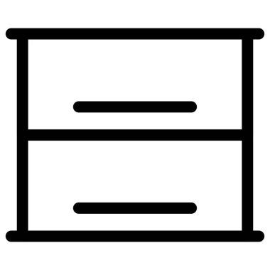 Duvarda küçük mutfak dolabı var.