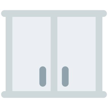 Mutfak eşyaları depolamak için geniş dolap ayarlandı