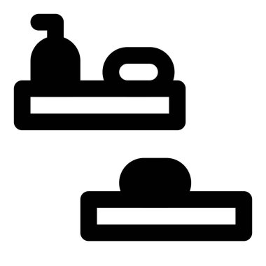 Duş seti ya da banyo rafı..