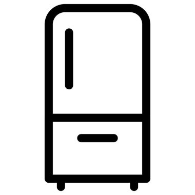 Mutfak için büyük boy donduruculu buzdolabı.