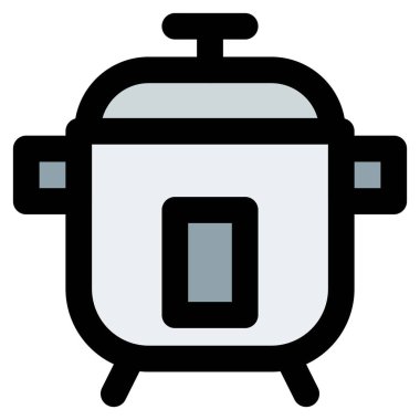 Pirinç pişirmek için elektrikli fırın.