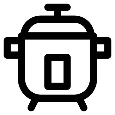 Pirinç pişirmek için elektrikli fırın.