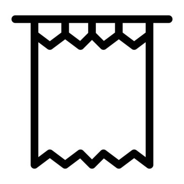 Duş alanı için rahat uzun perdeler