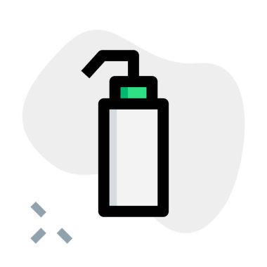 Sıvı sabun temizleme şişesi.