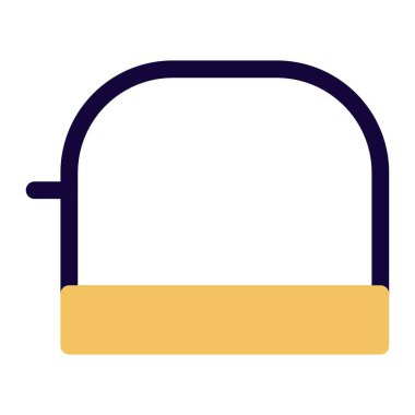 Ekmek kızartmak için kullanılan elektrikli tost makinesi.