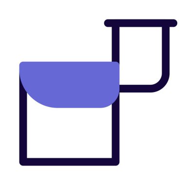 Su tankı olan tipik sifon tuvaleti.