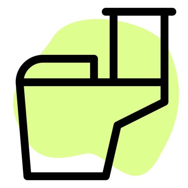 Sifonu çekilmiş seramik klozet kapağı