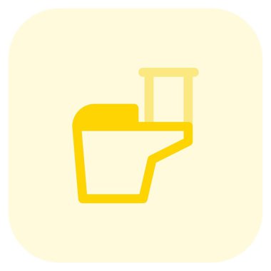 Sifonu çekilmiş seramik klozet kapağı