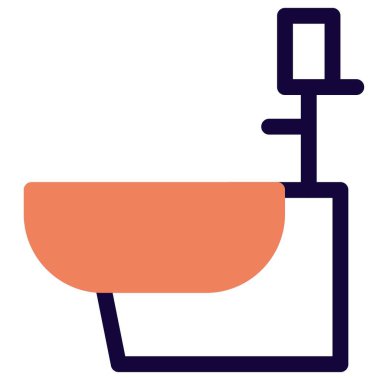 Düşük monteli musluklu klozet kapağı.