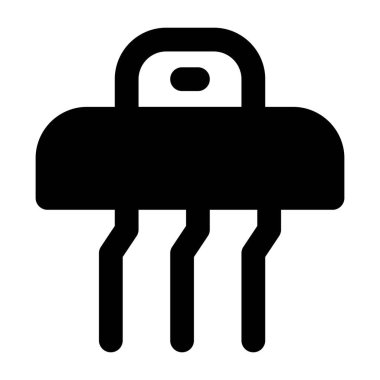 Plastikten yapılmış duvar fırçası tutacağı