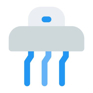 Plastikten yapılmış duvar fırçası tutacağı